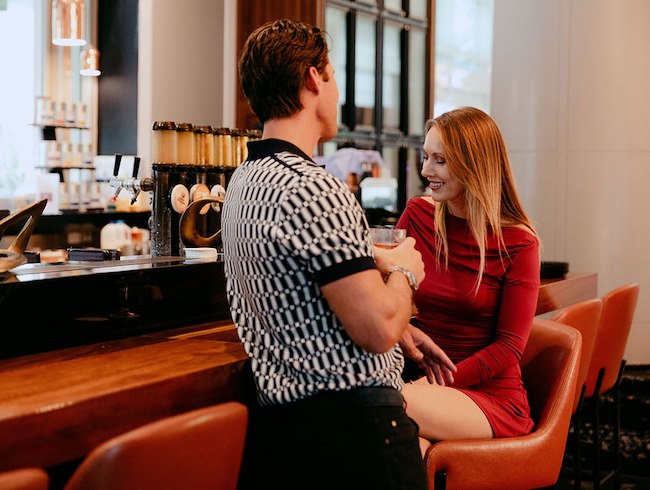 Couple at MBar